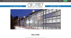Desktop Screenshot of geomed.de